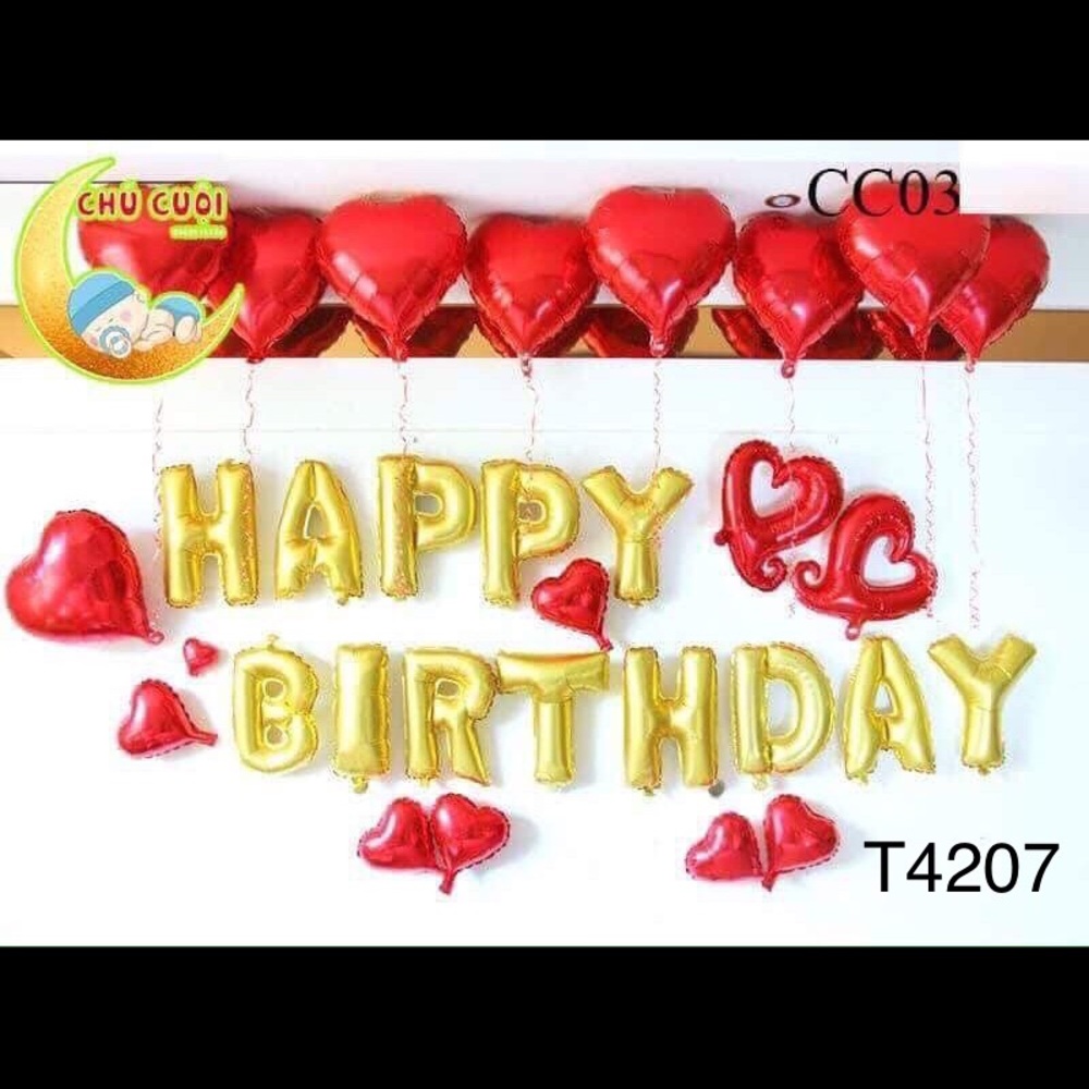 Happy Birthday Balloon set